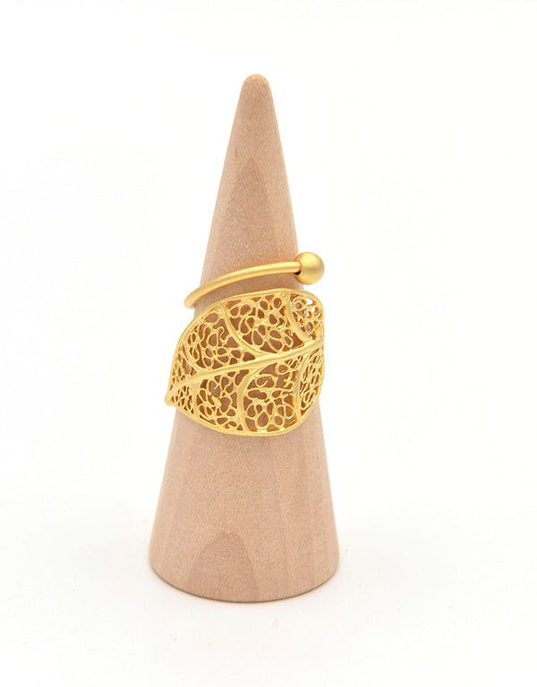 Leaf zamak ring